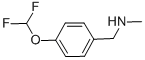 N-[4-(DIFLUOROMETHOXY)BENZYL]-N-METHYLAMINE CAS#: 296276-42-1