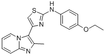 N-(4-Ethoxyphenyl)-4-(2-methylimidazo[1,2-a]pyridin-3-yl)thiazol-2-amine CAS#: 315703-52-7