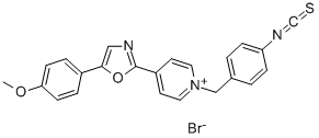 N-(4-ISOTHIOCYANATOBENZYL)-4-[5-(4-METHOXYPHENYL)-2-OXAZOLYL]PYRIDINIUM BROMIDE CAS#: 155862-90-1