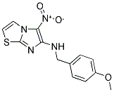 N-(4-METHOXYBENZYL)-5-NITROIMIDAZO[2,1-B][1,3]THIAZOL-6-AMINE CAS#: 339021-37-3