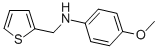 N-(4-METHOXYPHENYL)-N-(THIEN-2-YLMETHYL)AMINE CAS#: 3139-29-5