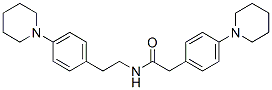 N-(4-Piperidinophenethyl)-4-piperidinobenzeneacetamide CAS#: 38591-52-5