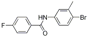N-(4-bromo-3-methylphenyl)-4-fluorobenzamide CAS#: 349129-86-8
