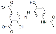 N-[4-hydroxy-3-[(2-hydroxy-3,5-dinitrophenyl)azo]phenyl]acetamide CAS#: 3738-04-3