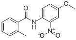 N-(4-methoxy-2-nitrophenyl)-2-methylbenzamide CAS#: 123862-49-7