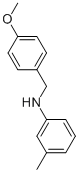 N-[(4-methoxyphenyl)methyl]-3-methylaniline CAS#: 141606-35-1