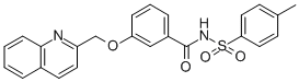 N-((4-methylphenyl)sulfonyl)-3-(2-quinolinylmethoxy)benzamide CAS#: 119514-97-5