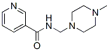 N-[(4-methylpiperazin-1-yl)methyl]pyridine-3-carboxamide CAS#: 38221-46-4