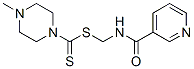 N-[(4-methylpiperazine-1-carbothioyl)sulfanylmethyl]pyridine-3-carboxa mide CAS#: 38221-47-5