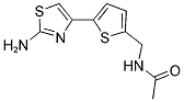 N-[[5-(2-AMINO-1,3-THIAZOL-4-YL)THIEN-2-YL]METHYL]ACETAMIDE CAS#: 162277-86-3