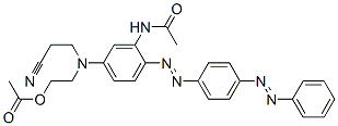 N-[5-[[2-(Acetyloxy)ethyl](2-cyanoethyl)amino]-2-[[4-(phenylazo)phenyl]azo]phenyl]acetamide CAS#: 39230-20-1
