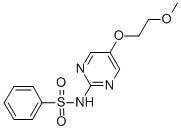 N-[5-(2-methoxyethoxy)pyrimidin-2-yl]benzenesulfonamide CAS#: 339-44-6