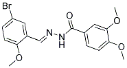 N'-[(5-BROMO-2-METHOXYPHENYL)METHYLENE]-3,4-DIMETHOXYBENZENECARBOHYDRAZIDE CAS#: 298215-12-0