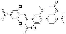 N-[5-[Bis[2-(acetyloxy)ethyl]amino]-2-[(2,6-dichloro-4-nitrophenyl)azo]-4-methoxyphenyl]acetamide CAS#: 3618-67-5