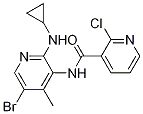 N-[5-BroMo-2-(cyclopropylaMino)-4-Methyl-3-pyridinyl]-2-chloro-3-pyridinecarboxaMide CAS#: 284686-20-0