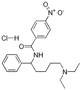 N-[5-(Diethylamino)-1-phenylpentyl]-4-nitrobenzamide hydrochloride CAS#: 150491-98-8