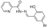 N'-(5-bromo-2-hydroxybenzylidene)-2-pyridinecarbohydrazide CAS#: 341981-16-6