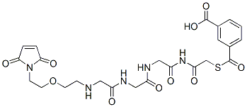 N-(5-maleimido-3-oxapentyl)(2-(3-carboxybenzoyl)thio)acetylglycyl-glycyl-glycinamide CAS#: 131274-05-0