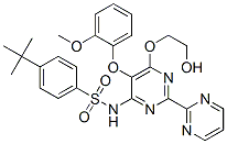 N-[6-(2-hydroxyethoxy)-5-(2-methoxyphenoxy)-2-pyrimidin-2-yl-pyrimidin-4-yl]-4-tert-butyl-benzenesulfonamide CAS#: 174227-18-0