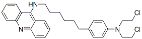 N-[6-[4-[bis(2-chloroethyl)amino]phenyl]hexyl]acridin-9-amine CAS#: 125173-75-3