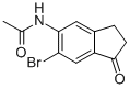 N-(6-BROMO-2,3-DIHYDRO-1-OXO-1H-INDEN-5-YL)ACETAMIDE CAS#: 158205-18-6