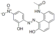 N-[8-(2-Hydroxy-4-nitrophenylazo)-7-hydroxy-1-naphtyl]acetamide CAS#: 4325-96-6