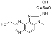 N-(8-Hydroxymethyl-3-methylimidazo(4,5-f)quinoxalin-2-yl)sulfamic acid CAS#: 115781-41-4