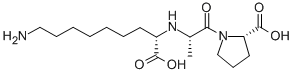 N-(8-amino-1-carboxyoctyl)-alanyl-proline CAS#: 120008-53-9