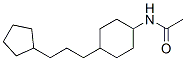 N-ACETYL-4-(3-CYCLOPENTYLPROPYL)CYCLOHEXYLAMINE CAS#: 37875-22-2