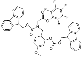 N-ALPHA-FMOC-N-ALPHA-(2-FMOC-OXY-4-METHOXYBENZYL)-GLYCINE PENTAFLUOROPHENYL ESTER CAS#: 156126-44-2
