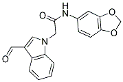 N-BENZO[1,3]DIOXOL-5-YL-2-(3-FORMYL-INDOL-1-YL)-ACETAMIDE CAS#: 294889-52-4