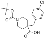 N-BOC-4-(4'-CHLORO) BENZYL-4-PIPERIDINE CARBOXYLIC ACID CAS#: 170284-71-6