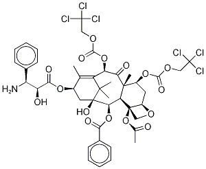N-DES-T-BOC-10-DEACETYL-7,10-O-BIS{[(2,2,2-TRICHLOROETHYL)OXY]CARBONYL} DOCETAXEL CAS#: 114915-16-1