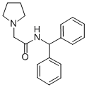 N-(Diphenylmethyl)-1-pyrrolidineacetamide CAS#: 37390-27-5