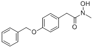 N-HYDROXY-N-METHYL-4-BENZYLOXYPHENYLACETAMIDE CAS#: 120602-97-3