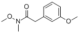 N-METHOXY-2-(3-METHOXY-PHENYL)-N-METHYL-ACETAMIDE CAS#: 144828-84-2