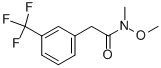 N-METHOXY-N-METHYL-2-(3-(TRIFLUOROMETHYL)PHENYL)ACETAMIDE CAS#: 346672-98-8