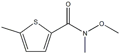 N-METHOXY-N,5-DIMETHYLTHIOPHENE-2-CARBOXAMIDE CAS#: 132960-12-4