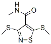 N-Methyl-3,5-bis(methylthio)-4-isothiazolecarboxamide CAS#: 4886-18-4