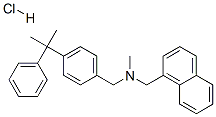N-Methyl-N-((4-(1-methyl-1-phenylethyl)phenyl)methyl)-1-naphthalenemethanamine hydrochloride CAS#: 150231-96-2