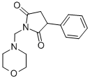 N-(Morpholinomethyl)-2-phenylsuccinimide CAS#: 3780-76-5