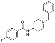 N-(N-benzylpiperidin-4-yl)-4-iodobenzamide CAS#: 155798-12-2