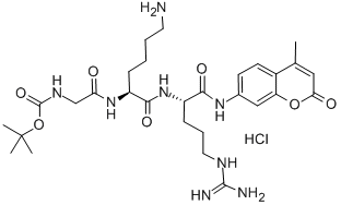 N-T-BOC-GLY-LYS-ARG 7-AMIDO-4-METHYLCOUMARIN HYDROCHLORIDE CAS#: 133448-23-4