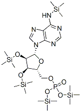 N-(Trimethylsilyl)-2'-O,3'-O-bis(trimethylsilyl)adenosine 5'-[phosphoric acid bis(trimethylsilyl)] ester CAS#: 32653-14-8