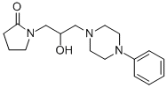 N-(beta-hydroxy-gamma-(N-phenylpiperazinepropyl))-2-pyrrolidinone CAS#: 148274-76-4