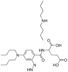 N-butylbutan-1-amine, 2-[[4-(dibutylamino)diazenylbenzoyl]amino]pentan edioic acid CAS#: 34136-27-1
