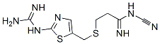 N-cyano-3-((2-guanidino-5-thiazolyl)methylthio)propionamidine CAS#: 120399-38-4
