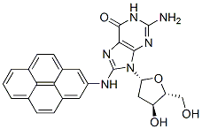 N-(deoxyguanosin-8-yl)-2-aminopyrene CAS#: 134249-04-0