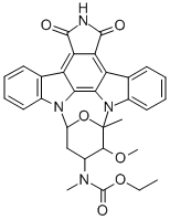 N-ethoxycarbonyl-7-oxostaurosporine CAS#: 143086-33-3
