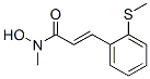 N-hydroxy-N-methyl-3-(2-(methylthio)phenyl)-2-propenamide CAS#: 132734-43-1